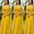 Divyanka tripathi yellow georgette anarkali suit